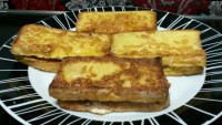 رول نان تست باژامبون و پنیر