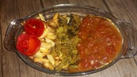 گوشت سرخ شده با فلفل دلمه