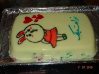 ژله تصویری لایه ی زیرش ژله خرده شیشه