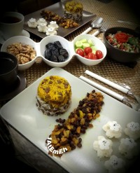 افطاری و شام ساده ما