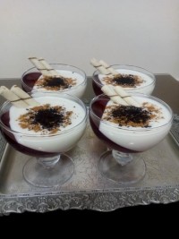 فرنی با ژله