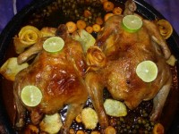 مرغ بریان خانگی