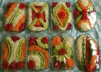 تزئین سالاد