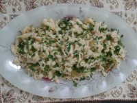 اسپاگتی با سس خامه