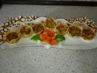 کرپ مرغ وقارچ