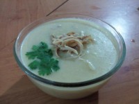 سوپ سیب زمینی پوره شده