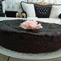 چیز کیک با شکلات تلخ