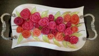 ژله رولی شکل گل