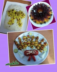 کباب مرغ چوبی