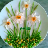 تزیین بشقاب