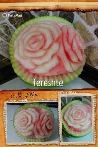 حکاکی روی هندوانه