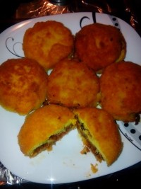 کتلت شکم پر