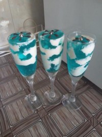 ژله آسمان ابری