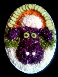 اینم سالاد فصل مورد علاقه پسر عزیزم