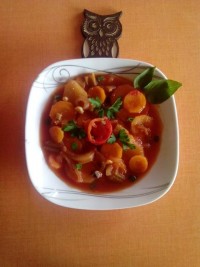 سوپ سیب زمینی به روش چینی