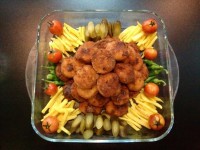 ناگت مرغ با پنیر