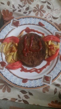 همبرگر خونگی