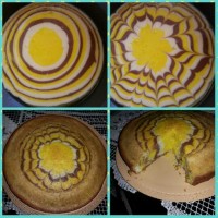 کیک سه رنگ من تقدیم نگاه قشتگتون