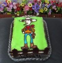 کیک وانیلی ساده