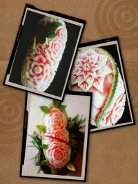 حکاکی روی هندونه