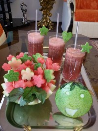 اسموتی هندوانه و نعنا