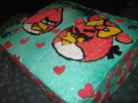 کیک تولد پرندگان خشمگین