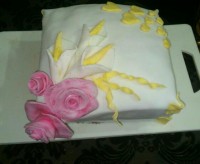 کیک باخمیرفوندانت