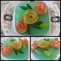 ژله رز سیب