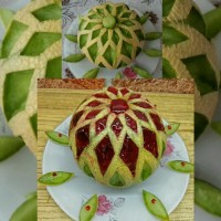 تزیین طالبی با ژله