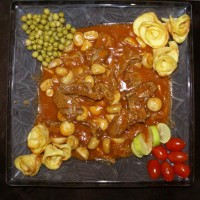 خوراک گوشت و قارچ