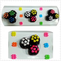 توپک شکلاتی با مغز فندوق