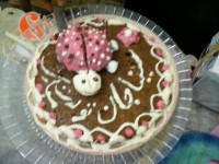 کیک دارچین و شکلات قالبی