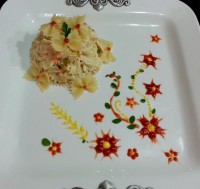 سالاد ماکارونی پاپیونی