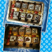 دسربسکویتی خوشگل وخوشمزه