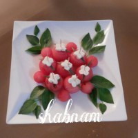 دیزاین هندوانه وپنیر