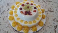 ژله دوطبقه