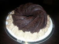 کیک چاکوچینو با کرم چاکوچینو