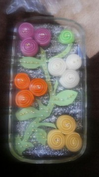 ژله رولی طرح گل