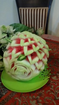 تزیین هندونه