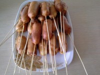 هات داگ با آرد ذرت