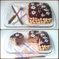 دسر بیسکوییتی،برای اولین بار درست کردم