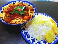 خورشت قیمه و برنج