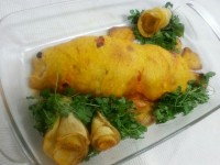 پیراشکی گوشت با خمیر جادویی