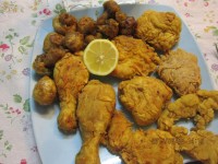 مرغ وقارچ سوخاری