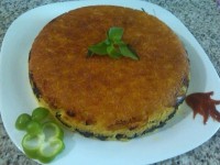ته چین اسفناج و قره قروت