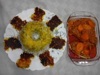 شویدباقالی پلو باماهیچه