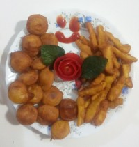 بنیه سوسیس و سیب زمینی