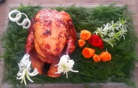 اینم مرغ بریون شکم پر من.