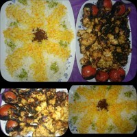 جوجه کباب زغالی و آتیشی