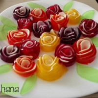 ژله فرفره ای یا رولتی